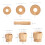 Bamboo Mortar and Pestle Set – 3 Sizes 2