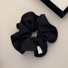 (15) XL Floral Beaded Scrunchy Hair Tie for Women