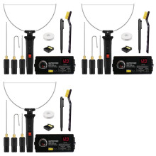 3X Kit de Corte de Espuma com Fio Quente 4 em 1 Conjunto de Corte de Espuma com Ferramenta de Escultura Elétrica e Adaptador de Transformador Plugue