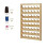 2X 48 Spool Sewing Thread Stand,Wall Mount Sewing Thread Stand with Hook,Wooden Embroidery Organizer for Sewing 3