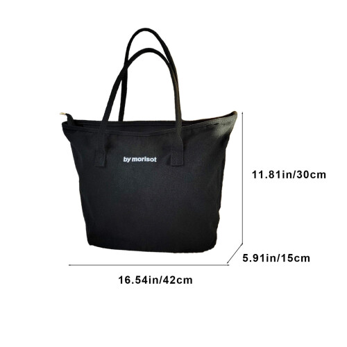 Τσάντα Tote, Τσάντα Tote από καμβά, Τσάντες χειρός από καμβά αισθητικής με φερμουάρ, 2