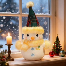 Almofada decorativa de inverno, almofada de boneco de neve natalino, almofada macia para decoração de casa, quarto e festas de fim de ano.