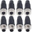 M12 5-Pin A-Code Straight Connector Set 8PCS IP67 12mm 1