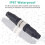 M12 5-Pin A-Code Straight Connector Set 8PCS IP67 12mm 2