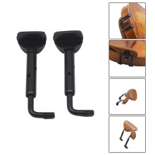 5Pair of 4/4, 3/4 Size Violin Chinrest Chin Rest Clamp Screw Black Color Detachable