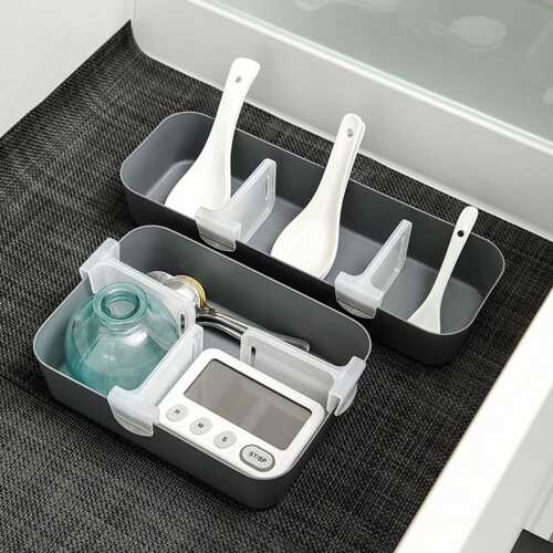Retractable Refrigerator Divider, PP Personalized Organization Easy To Clean Non Slide 4Pcs Refrigerator Separator For Storage 2