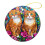 Orange Cat Ceramic Christmas Ornament – Round Keepsake Decor, Compatible with All Tree Types 3