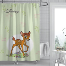 Sprchový závěs Bambi – vodotěsný, snadná instalace, 150 x 180 cm, zářivý design