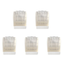 5X Kaninchen Gras Rahmen Heu Zubringer Krippe Zahnstange für Kaninchen Guinea Schweinchen Chinchilla Feste Flip- Halter Gras Korb Kleines Haustier