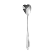 Mini-Kaffeelöffel, Espressolöffel, herzförmig, Edelstahl-Löffelset, multifunktionaler Servierlöffel
