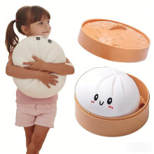 Dumpling gigante con purpurina de 25 cm, Dumpling gigante blandito, Dumplings arcoíris gigantes, Dumpling antiestrés adorable