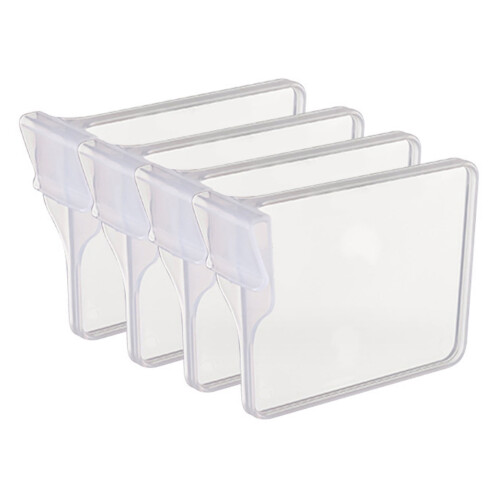 Retractable Refrigerator Divider, PP Personalized Organization Easy To Clean Non Slide 4Pcs Refrigerator Separator For Storage