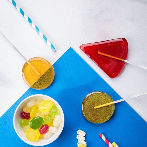 100 Palitos de Acrílico Transparentes de 15 cm (6 Polegadas) para Pirulitos, Cake Pops, Doces e Chocolates 2