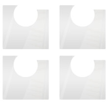 4X Transparent Folk Acoustic Guitar Pickguard Anti-Scratch Classical Guard Plate for Flamenco Guitar Parts