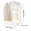 5X Rabbit Grass Frame Hay Feeder Manger Rack for Rabbit Guinea Pig Chinchilla Fixed Flip- Holder 8