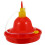Plastic Poultry Water Feeder for Chicken Duck with Creative Design Red 3