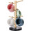 Bamboo Mug Holder Tree, Thicker Base Coffee Cup Holder Stand for Counter, Mug Rack with 6 Hooks 1
