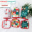 Kitchen Mitts+Mat,Christmas Gift Baking Insulated Gloves with mat /2 Set 6