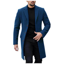 Jachetă clasică pentru bărbați, trench, iarnă, lână, palton, jachetă lungă, elegantă, anorak, îmbrăcăminte exterioară pentru vreme rece