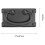 Furniture Drawer Knobs Black 2 Pcs 2