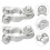 Battery Terminal Assembly Positive Negative 1 Pair 6