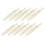 10pcs Sewing Needle Inserter Threader White 1x7.1cm 1