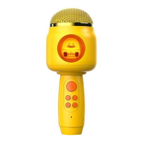 Ασύρματο μικρόφωνο Bluetooth Karaoke για παιδιά, φορητό ηχείο χειρός με φώτα LED, 1