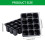 (10pcs) 12-Hole Seed Starter Pots with Drainage Holes 6