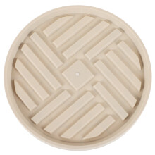 Pebble Make Flower Pot Tray 23.00X23.00X2.50CM White