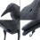 Δόλωμα Crow από πλαστικό, ολόσωμο για κυνήγι, μαύρο δόλωμα Crow με πόδια για 4