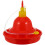 Plastic Poultry Water Feeder for Chicken Duck with Creative Design Red 1