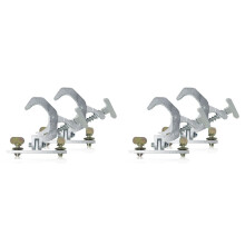 4x Crochets de Serrage Pliables en Aluminium Stage Light Fold Hanging Hook Loading 150Kg 42-61mm Truss Tube 230W 7R/200W 5R Light