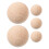 Wood Bocce Ball Set Round 5 Pieces 5