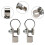Car Battery Terminal Clamp Connector Pair Pure Copper 5