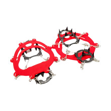 Heavy-Duty Snow Grips for Shoes Boots Double Chain Ice
