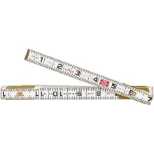 1066DN 6' X 5/8" Engineer's Scale Wood Rule Red End