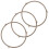 Microwave Turntable Ring Set White Plastic 3PCS 6