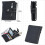 Men's Genuine Leather Chain Wallet with RFID Blocking and 5