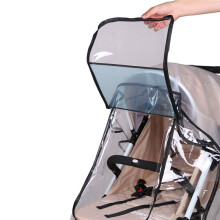 2X Copertura Antipioggia per Passeggino Universale, Protezione Contro Le Intemperie da Viaggio per Bambini, Antivento Impermeabile, Protegge Dalla