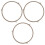 Microwave Turntable Ring Set White Plastic 3PCS 8