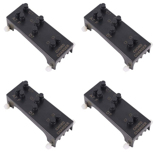4X Ukulele Chord Changer,Ukulele Aid Learning System Teaching Aid for Beginner