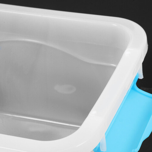Laundry Pod Container Dryer Sheet Holder Laundry Room Storage Rectangle Plastic Storage Box With Handle Lid Home Decor 2