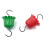 4-Pack Large Capacity Water Feeder Hanging  Feeder with Hook and Cleaning Brush(Red) 3