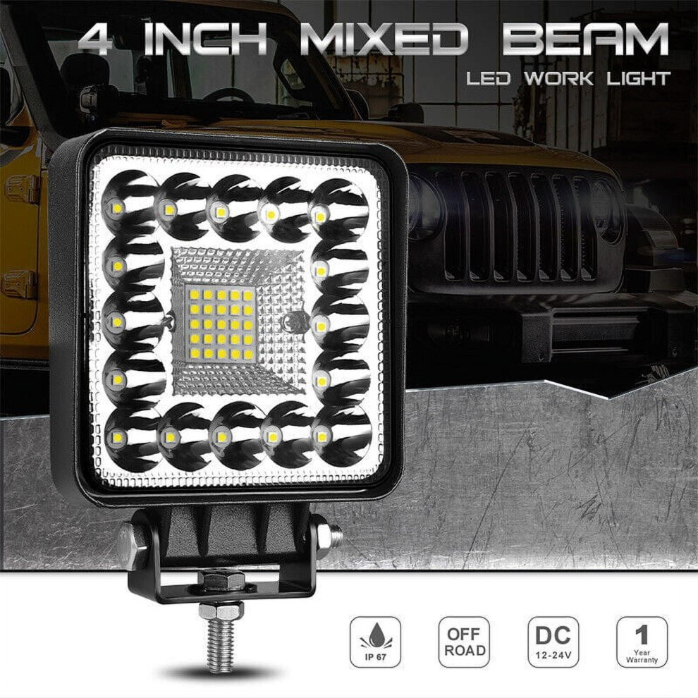 4 Inch 82W Led Work Bar Spot Flood Pods Offroad Fog Atv/Suv Driving /Lamp Light 9009879212331