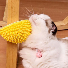 (Yellow Durian) Durian Cat Scratching Pad for Kittens & Teeth Cleaning