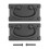 Furniture Drawer Knobs Black 2 Pcs 1