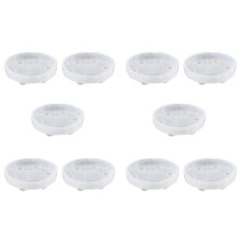 10X New Resin Table Mold Silicone Mold Epoxy Mold Exhibition Table Mold Diy Crafting Tools(Molds Only)