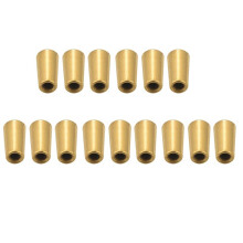 15Pcs Guitar Tip, 3 Way Toggle Knob Tip Cap Copper for Lp Epi Electric Guitar,Gold