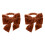 Red Velvet Bow Napkin Rings for Table Decor 2PCS 1