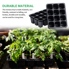(10pcs) 12-Hole Seed Starter Pots with Drainage Holes